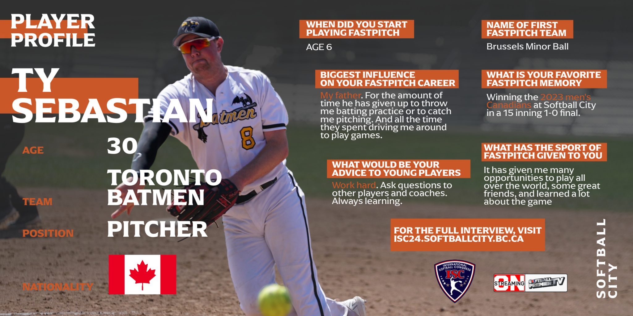 Player Profile: Ty Sebastian – Toronto Batmen – 2024 ISC World
